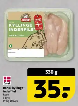 Løvbjerg Rose Dansk kyllinge- inderfilet tilbud