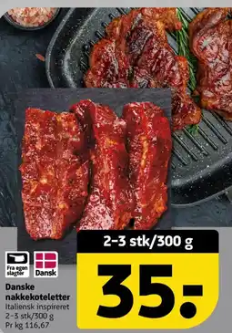 Løvbjerg Danske nakkekoteletter tilbud