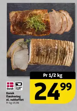 Løvbjerg Dansk flæskesteg el. nakkefilet tilbud