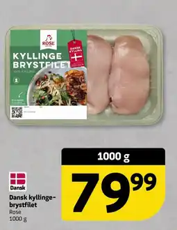 Løvbjerg Rose Dansk kyllinge- brystfilet tilbud