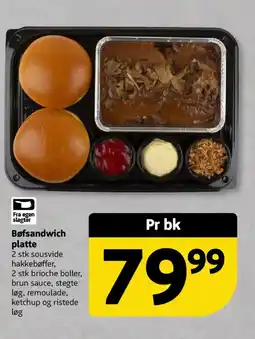 Løvbjerg Bøfsandwich platte tilbud