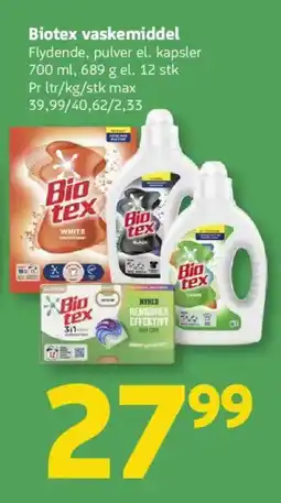 Løvbjerg Biotex vaskemiddel tilbud