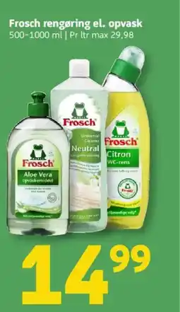 Løvbjerg Frosch rengøring el. opvask tilbud