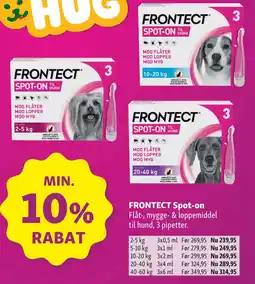 Maxi Zoo FRONTECT Spot-on tilbud