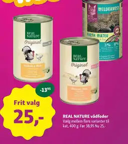 Maxi Zoo REAL NATURE vådfoder tilbud