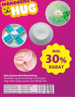 Maxi Zoo Spin System aktivitetsfodring tilbud