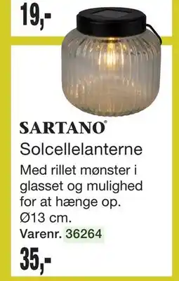 Harald Nyborg Solcellelanterne tilbud