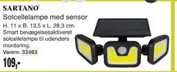 Harald Nyborg Solcellelampe med sensor tilbud