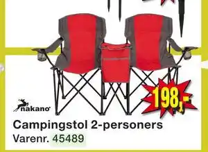 Campingstol 2-personers