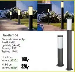 Harald Nyborg Havelampe tilbud