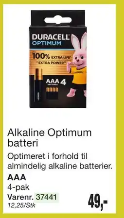 Harald Nyborg Alkaline Optimum batteri tilbud