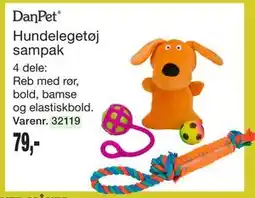 Harald Nyborg Hundelegetøj sampak tilbud