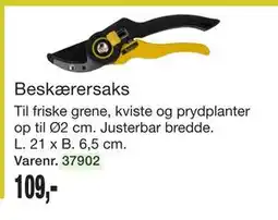 Harald Nyborg Beskærersaks tilbud