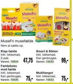 Harald Nyborg MuseFri musefælde tilbud