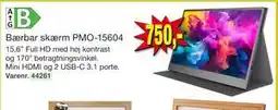 Harald Nyborg Bærbar skærm PMO-15604 tilbud