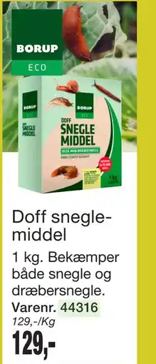 Harald Nyborg Doff sneglemiddel tilbud