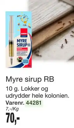 Harald Nyborg Myre sirup RB tilbud
