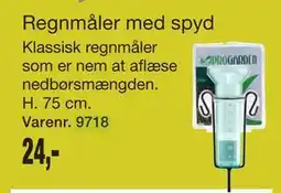 Harald Nyborg Regnmåler med spyd tilbud