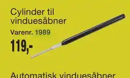 Harald Nyborg Cylinder til vinduesåbner tilbud