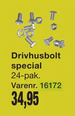 Harald Nyborg Drivhusbolt special tilbud