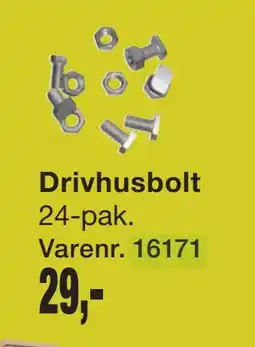 Harald Nyborg Drivhusbolt tilbud