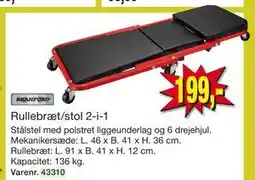 Harald Nyborg Rullebræt/stol 2-i-1 tilbud