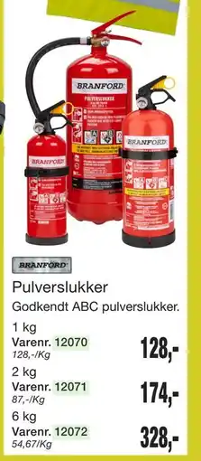 Harald Nyborg Pulverslukker tilbud