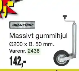 Harald Nyborg Massivt gummihjul tilbud