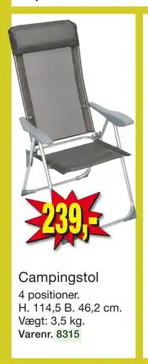 Harald Nyborg Campingstol tilbud