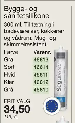 Harald Nyborg Bygge- og sanitetsilikone tilbud