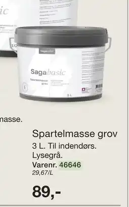 Harald Nyborg Spartelmasse grov tilbud