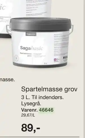 Harald Nyborg Spartelmasse grov tilbud