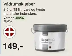 Harald Nyborg Vådrumsklæber tilbud