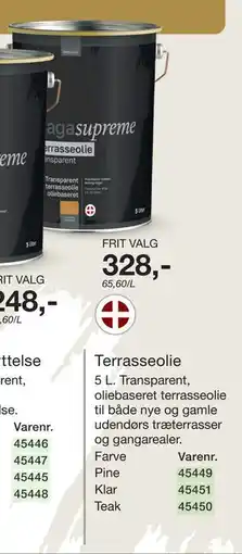 Harald Nyborg Terrasseolie tilbud