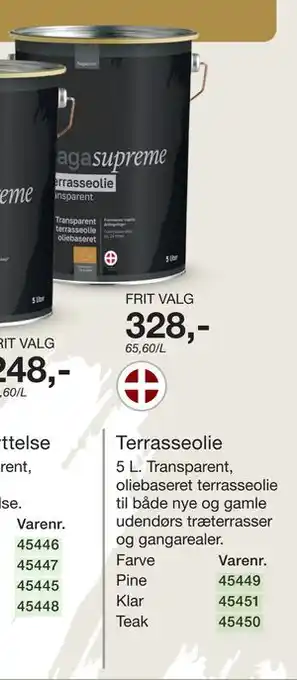 Harald Nyborg Terrasseolie tilbud