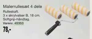 Harald Nyborg Malerrullesæt 4 dele tilbud