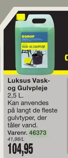 Harald Nyborg Luksus Vask- og Gulvpleje tilbud