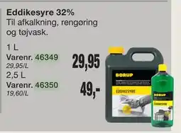 Harald Nyborg Eddikesyre 32% tilbud