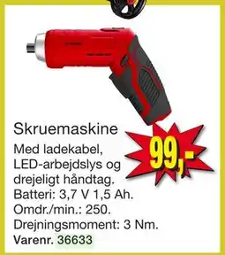 Harald Nyborg Skruemaskine tilbud