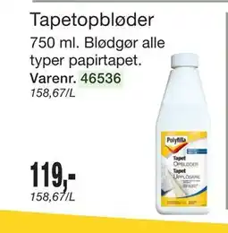 Harald Nyborg Tapetopbløder tilbud