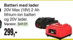 Harald Nyborg Batteri med lader tilbud