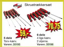 Harald Nyborg Skruetrækkersæt tilbud