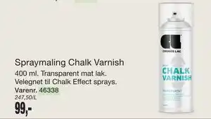 Harald Nyborg Spraymaling Chalk Varnish tilbud