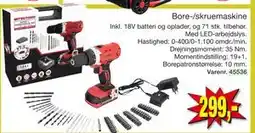 Harald Nyborg Bore-/skruemaskine tilbud