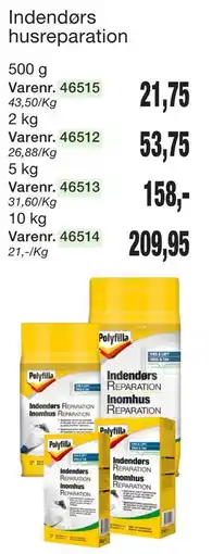 Harald Nyborg Indendørs husreparation tilbud