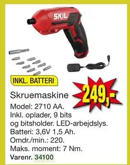 Harald Nyborg Skruemaskine tilbud