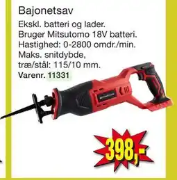 Harald Nyborg Bajonetsav tilbud