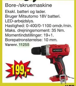 Harald Nyborg Bore-/skruemaskine tilbud