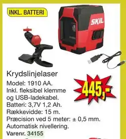 Harald Nyborg Krydslinjelaser tilbud