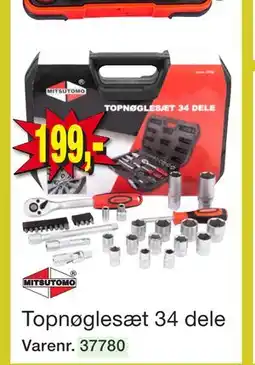 Harald Nyborg Topnøglesæt 34 dele tilbud